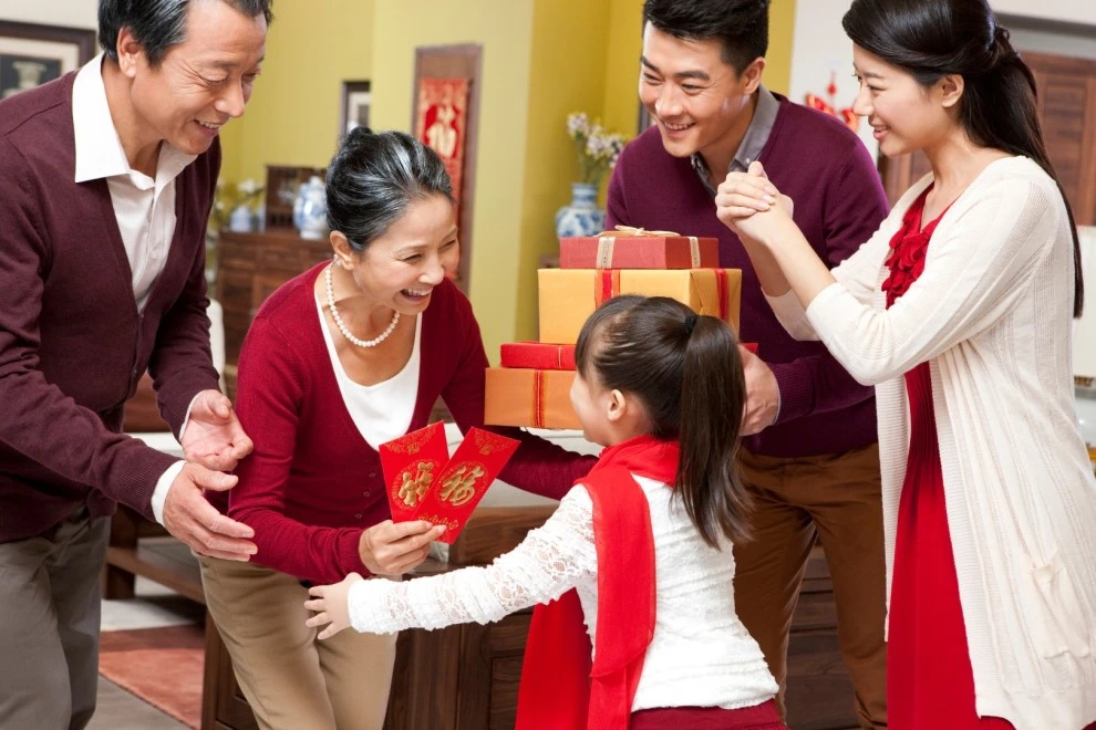 Tục lì xì, chúc thọ đầu năm
